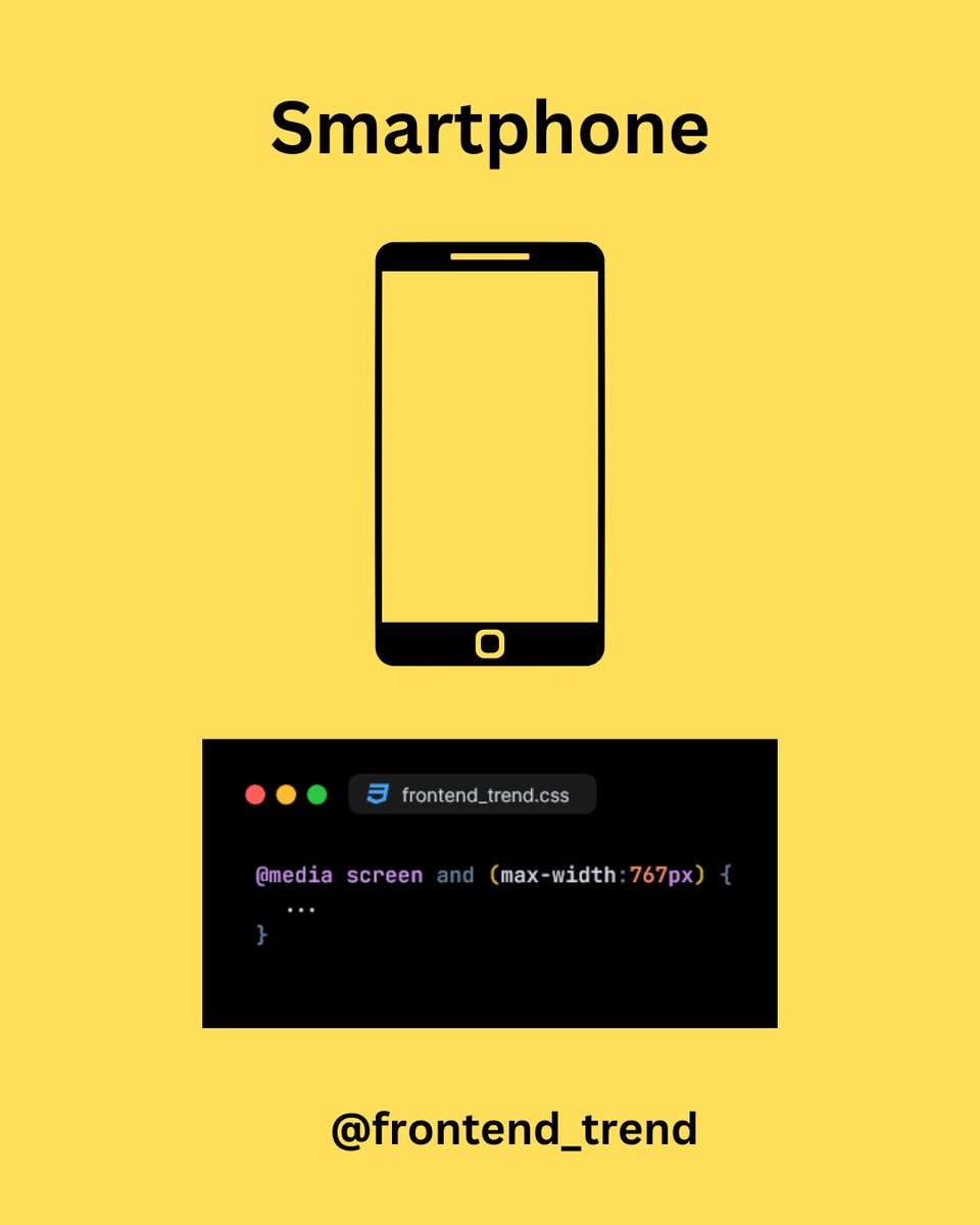 frontend_trend's tweet photo. Responsive Screen Size... https://t.co/kieEKzLOGq