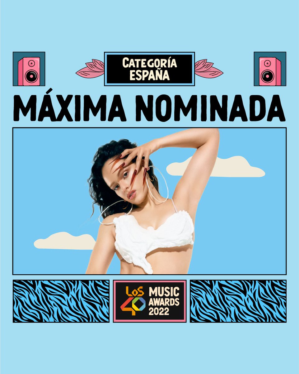 🏆¡Ya tenemos a la máxima nominada a la categoría #España de #LOS40MusicAwards 2022! 🦋Nuestra #Motomami, <a href="/rosalia/">R O S A L Í A</a>