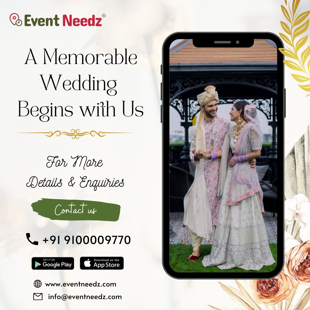 eventneedzkdspl's tweet photo. Plan your wedding with us, hire wise advisors and get multiple quotes in your budget. Event Needz is highly experienced in event management. For more details call +91 9100009770 or visit https://t.co/vQOA1MWTGs
#wedding #weddingpackages #budgetfriendlyweddingpackages #catering https://t.co/uV4ixsZmkW