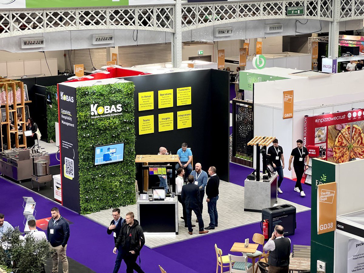 KOBASSoftware's tweet photo. That’s day 2 at @BigHExpo done ✅ 🚀 

And of course, we’ll be back tomorrow for the last day! Come across to stand GC29 to begin the conversation about your tech requirements and to see our complete hospitality system in action. 

#epossystem #hospitalityindustry https://t.co/Ya4iQ1mG6o