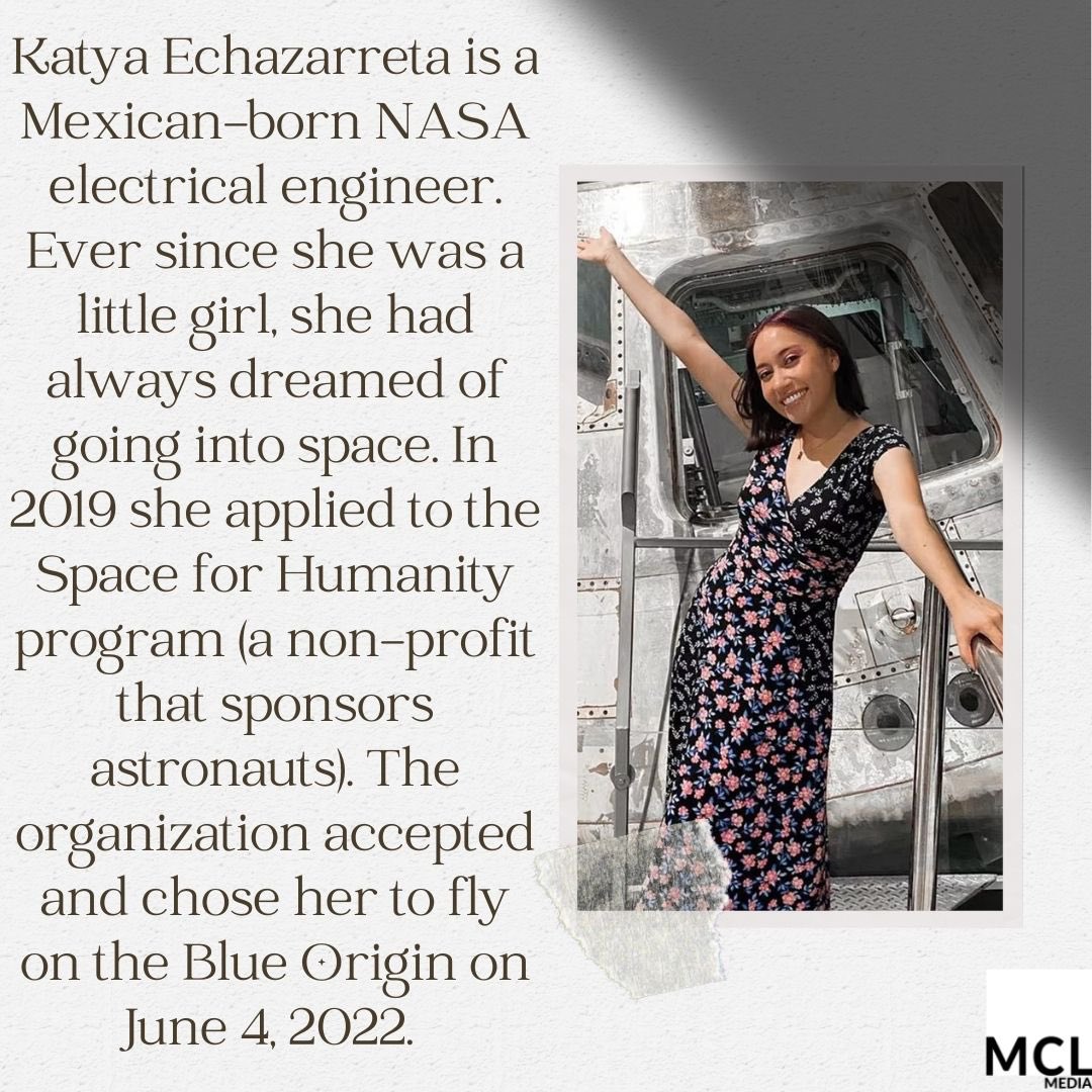 MCLMedia's tweet image. We love to see hispanic women in STEM! 
#space #hispanic #explore #mclmediaonline #love #stem #nasa