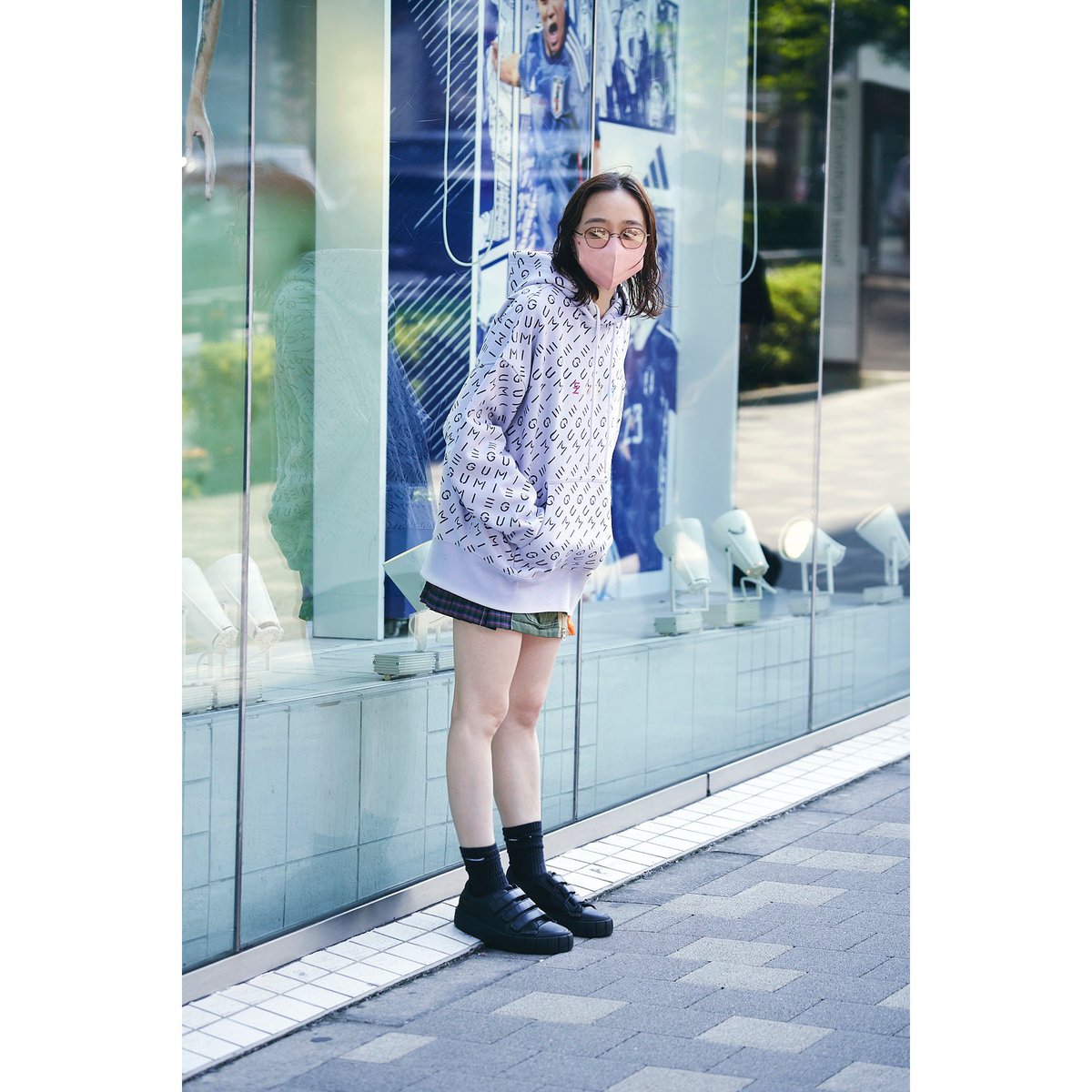 《最終値下げ》EGUMI MONOGRAM BIG PARKA
