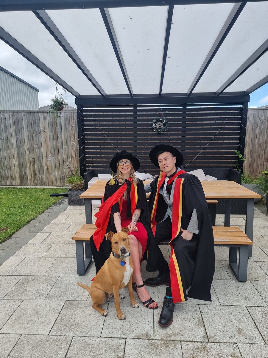 CassMarkChan's tweet photo. Andrew and I are finally graduating with our PhDs! Doctor and doctor Chan in the house! https://t.co/D2seaYztJo