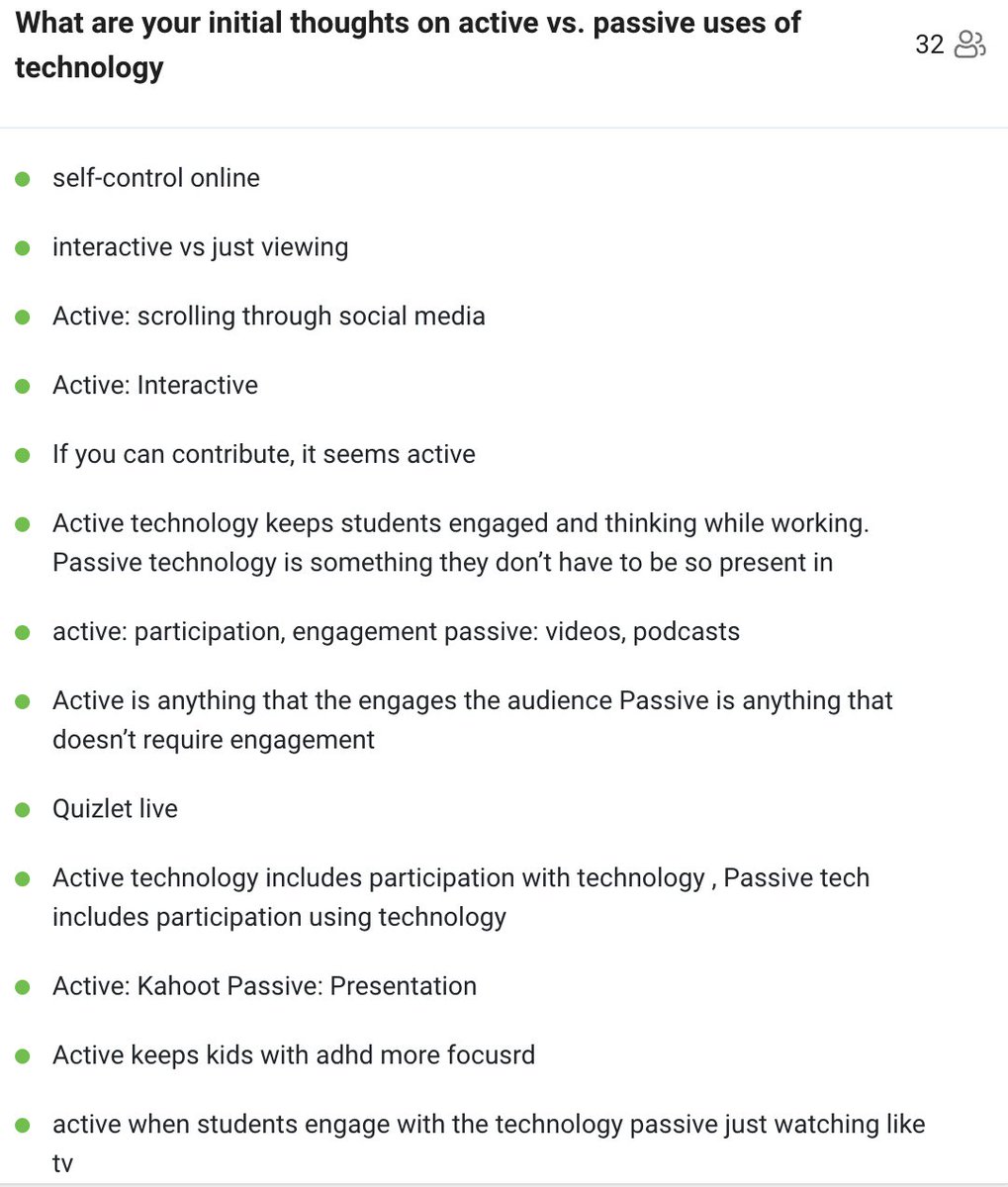 zacharyTadams's tweet photo. Audience participation during my session on Active Student Technology. @Slidoapp #DigitalInstruction #ActiveoverPassive #UDL https://t.co/lLyfWlauKL