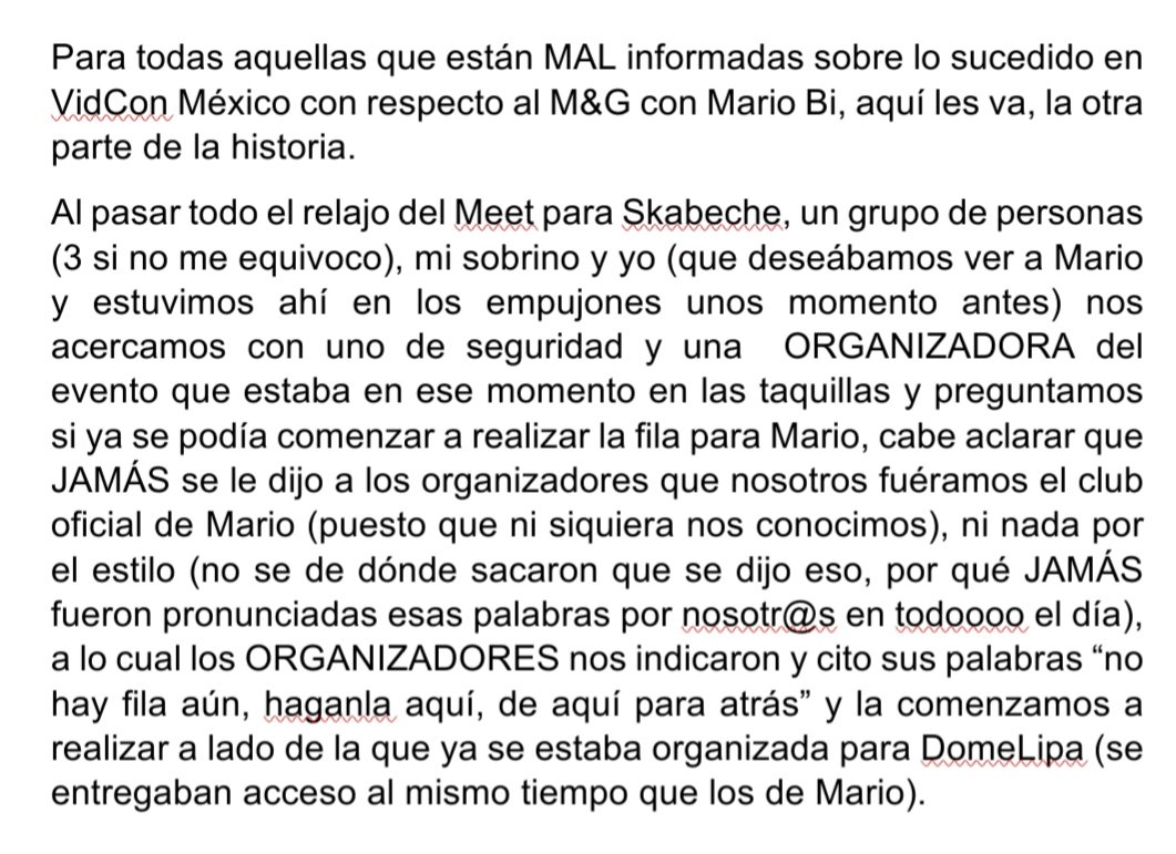MaferSolisRami1's tweet photo. Situaciones a como estás seguíran, si no aprendemos a poner limitaciones de nuestras acciones, si no dejamos de darnos más atribuciones de las debidas y sin duda si no aprendemos a respetar a todas las que piensan distinto.

Ya hagan que pare neta,  @CrewMBcdmx por favor. https://t.co/QR0CP1svCh