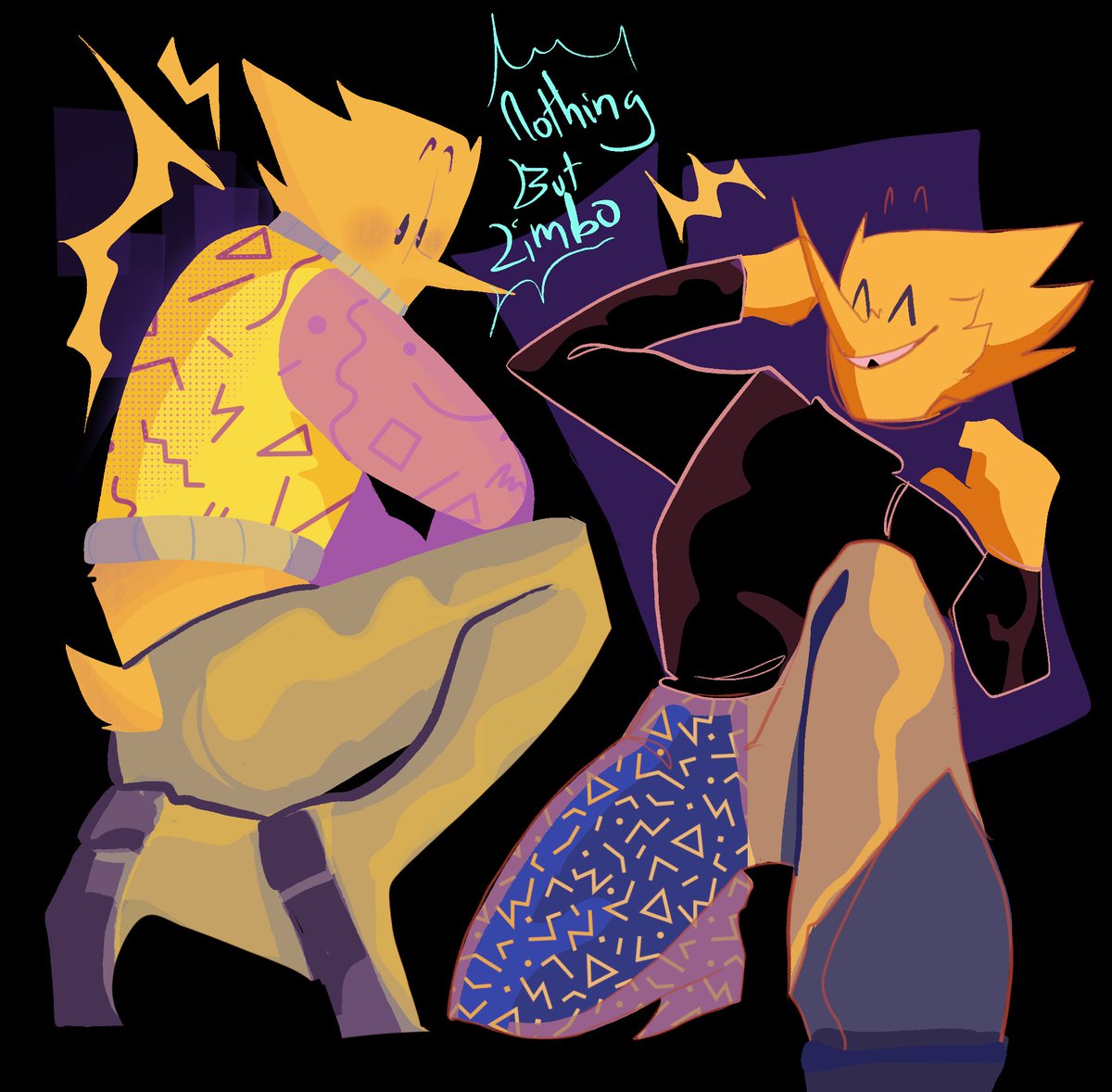 nothingbutlimbo's tweet image. ⚡️⚡️⚡️ #DELTARUNE #theaddisons