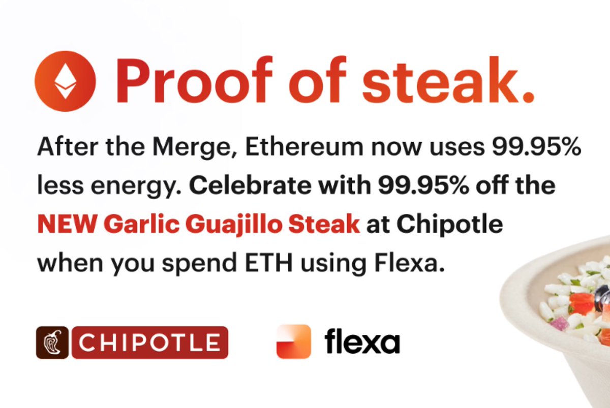 Chipotle educating on #Ethereum! 🤯🤯🤯