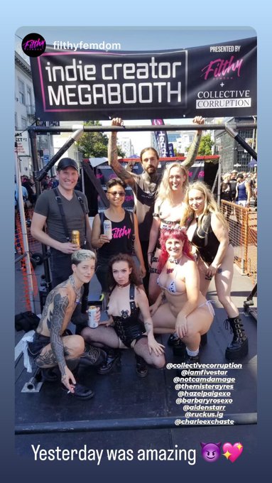 I had such a blast performing with @AidenStarr and @iamfivestar rigging for the @filthyfemdom @Corruptioncorpx<a class="tags" href="/tag/aidenstarr">@aidenstarr</a>