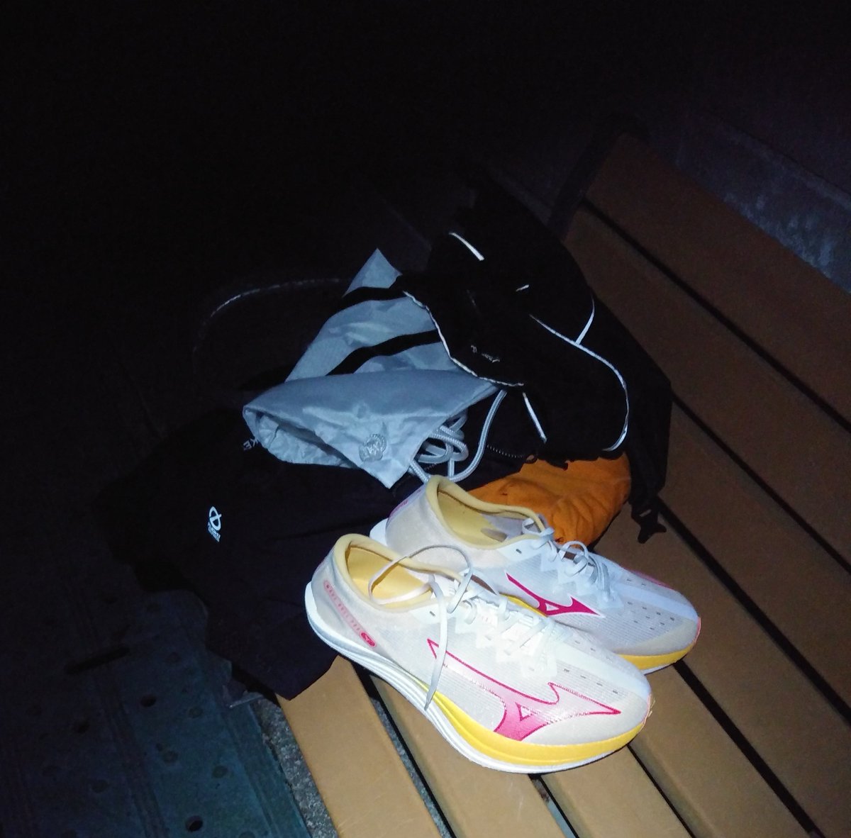 si11181's tweet photo. 閾値走8000 3´25
3´26 27 28 39 48 57 ✕😵
水曜早朝練 参加者3名
近年まれに見るタレっぷりで終わった後の倦怠感も半端ない。
シューズのせいにしたくないけど...
うーん😞
頑張って慣れるしかないか
#WAVEDUELPRO https://t.co/VX4XlgoyKK
