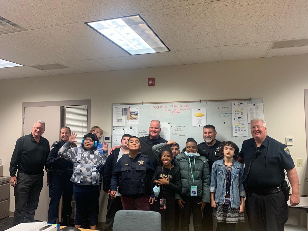 The R.I.S.E Classroom  culminated their unit about “Our County, Our Rights” by touring the Tinley Park Police Department. Special thanks to the TP Police Department for taking time to allow our students to have this meaningful community experience.<a href="/GrissomPatriots/">Grissom Patriots</a> #KirbyOne40