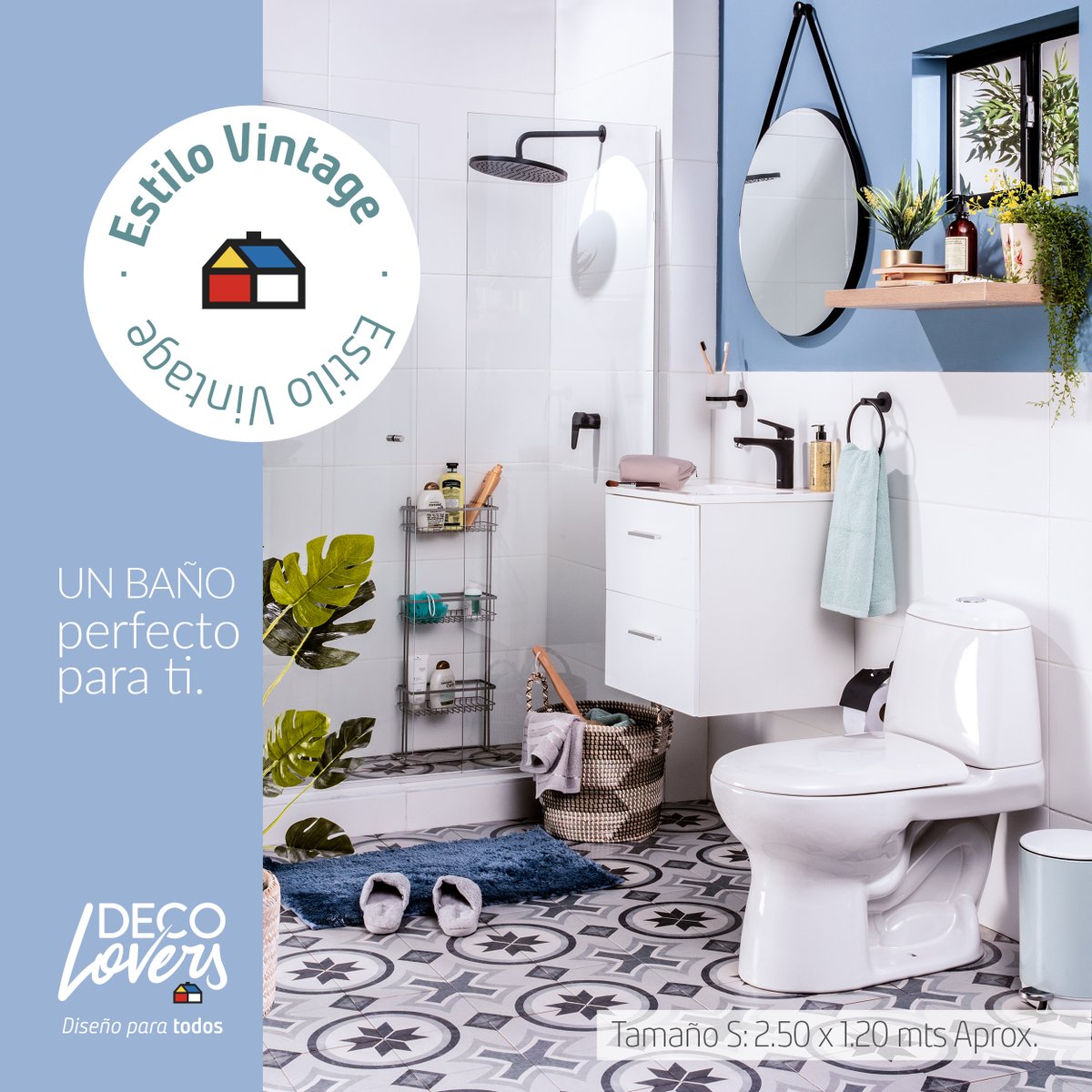 Homecenter_co's tweet photo. Toma elementos de decoración de los años 40 y 50 y mézclalos con algunos elementos de la actualidad para que tengas un baño al #EstiloVintage 💫. Si quieres más inspiración ingresa aquí --> https://t.co/6cSypQbyvK y conviértete en un #DecoLover.
#Homecenter https://t.co/MiXkEjlPz6