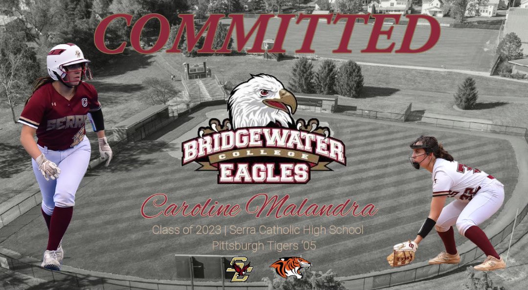 malandra_c's tweet photo. I am blessed and excited to announce my commitment to Bridgewater College to continue my academic &amp; softball career! Thank you @MegPlesko9 for giving me this opportunity. Thank you to my family, friends, teammates &amp; coaches for their love &amp; support. Go Eagles! 🦅❤️@Bh2osoftball https://t.co/mZpZo2f4Wm