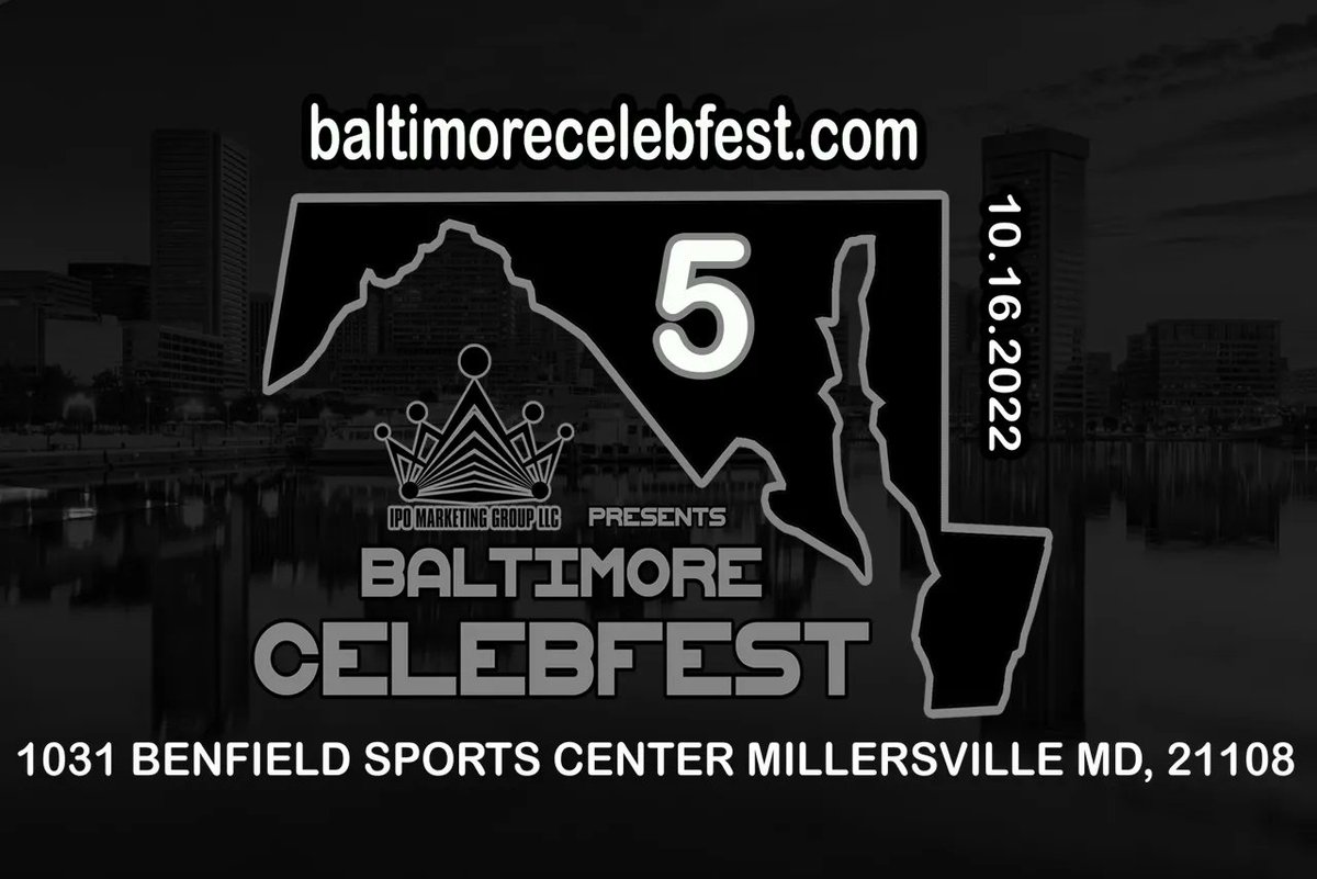 Come out 10/16th  12pm-4pm for Baltimore Celebfest 5 @ Benfield Sports Center! Over 50 of the BIGGEST names past, present and future of Pro Wrestling!
Tickets on sale now @ buff.ly/3AVDEHt
#AEW #WWE #NWA #PROWRESTLING #PROWRESTLINGMEETANDGREET #BALTIMORE #AUTOGRAPHS #WWF