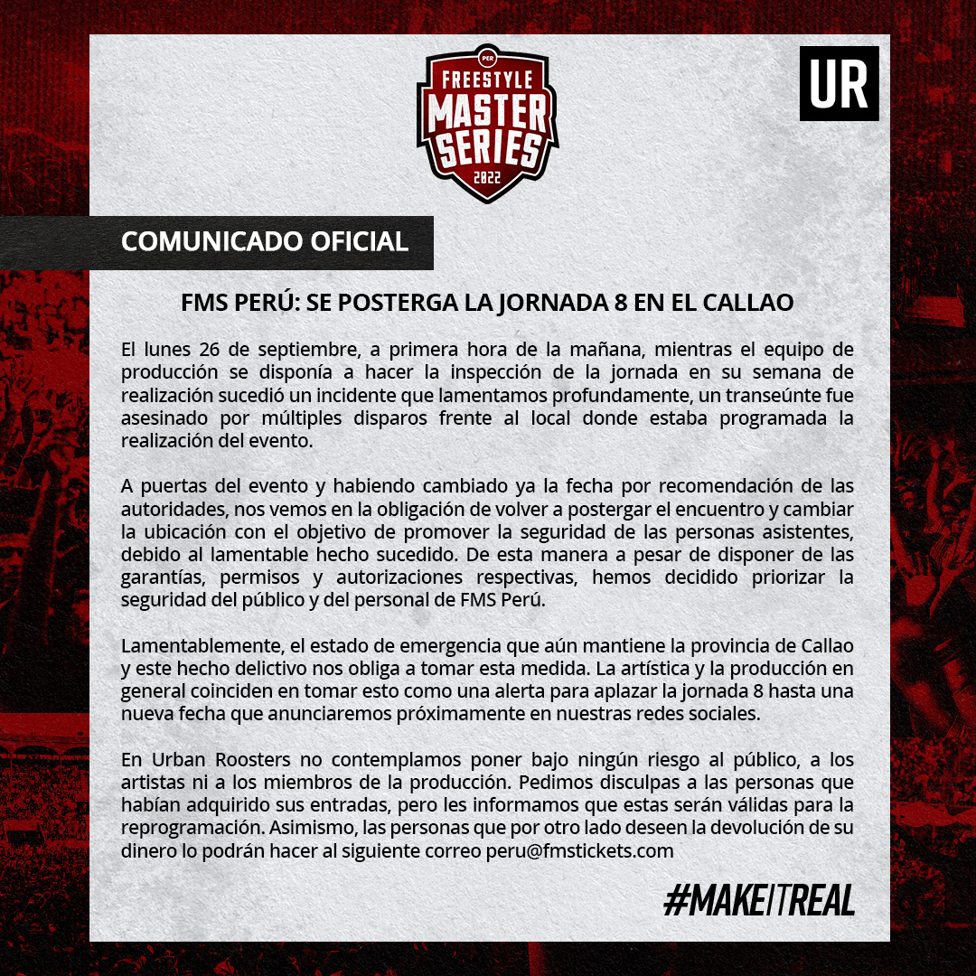 FMS Perú 🇵🇪 tweet media