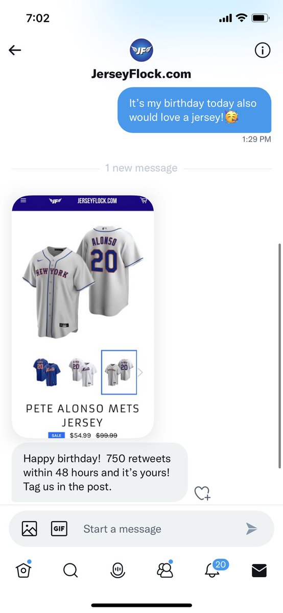 Ahhh please help me out to get this for my bday!! @JerseyFlock #LGM