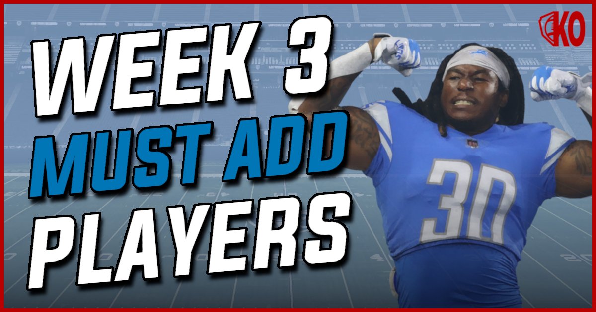 fantasyknockout's tweet photo. Week 4 Must Start Players
#FantasyFootball #Podcast #Spotify #YouTube
Listen on Spotify: https://t.co/uX6qKXgpaT
Watch on YouTube: https://t.co/n6rYghrYHM
https://t.co/v6RvTgpgbc
#FantasyKnockout #DominateYourLeague https://t.co/Nz1efjPZVW