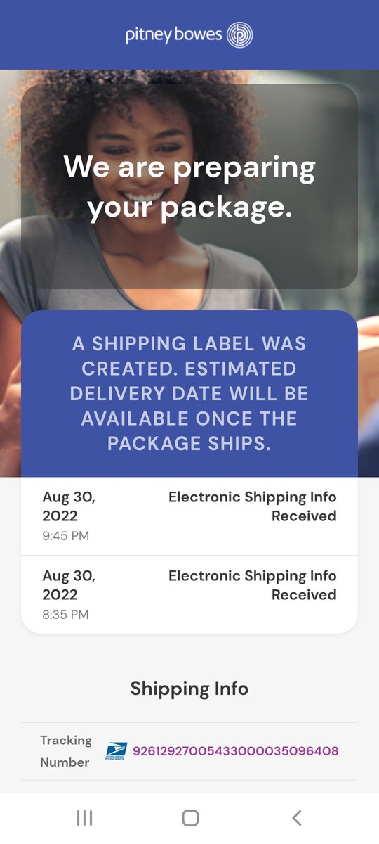 dmurphyni's tweet photo. @PBCares hi I've been waiting on the below package to be delivered. I can't get any help from the sender. Can you help? https://t.co/UWeiaDRYIf