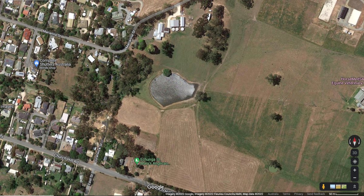 Gergyl's tweet photo. #Echunga dam failure: Apparently talking this little farm dam, per Adelaide Advertiser: https://t.co/5RH2CsYgl2. Sorry, not very interesting. Definitely not of national news value.
https://t.co/dZpmizrDPs https://t.co/eO6H1yb6Dj