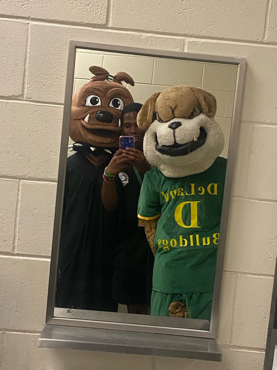 Billy and Brittany the bulldogs hanging out at Open House.