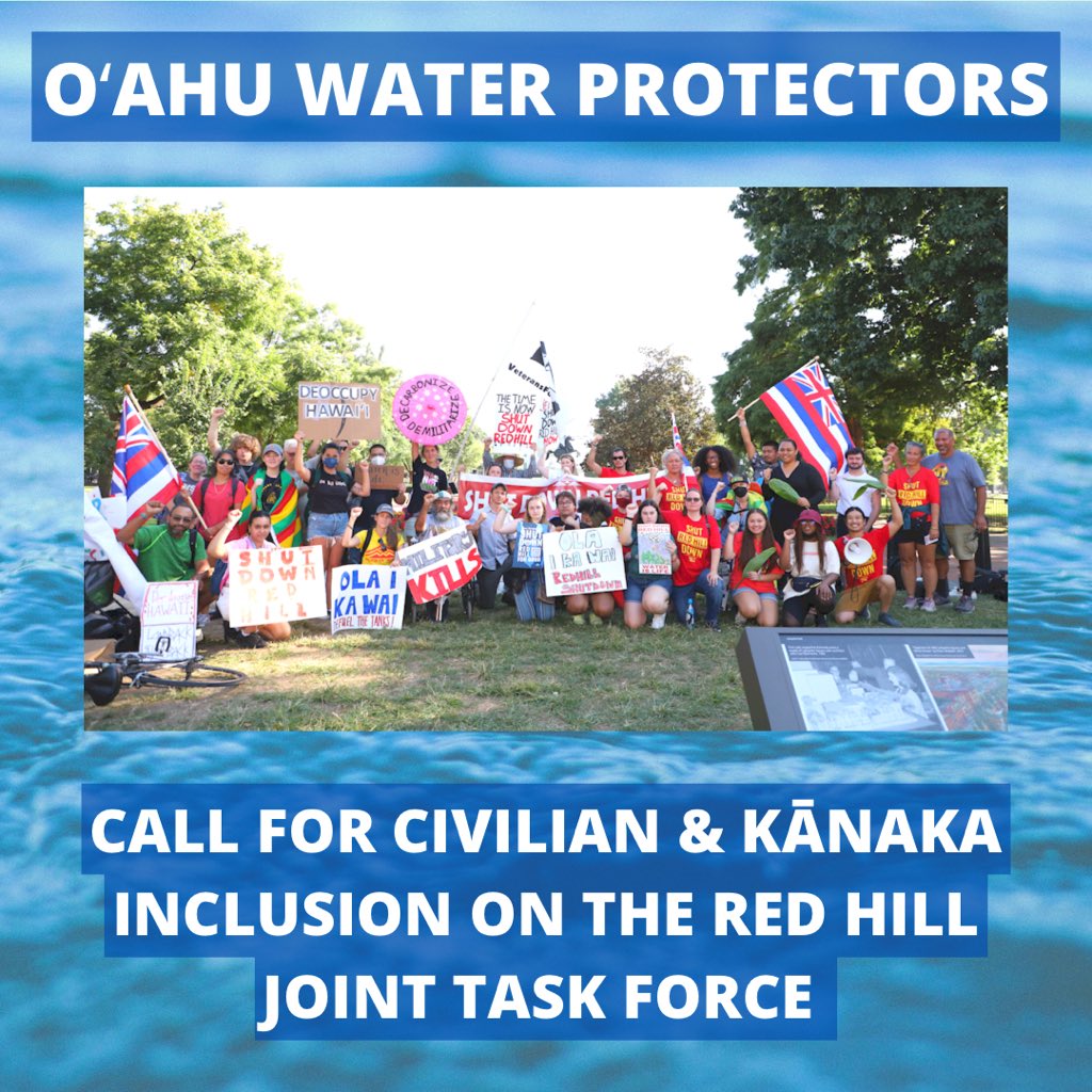 The Navy’s leaking Red Hill Fuel Facility continues to threaten O’ahu’s aquifer. This unprecedented crisis calls for unprecedented measures, which is why OWP demands the inclusion of community representatives on the Red Hill Joint Task Force.