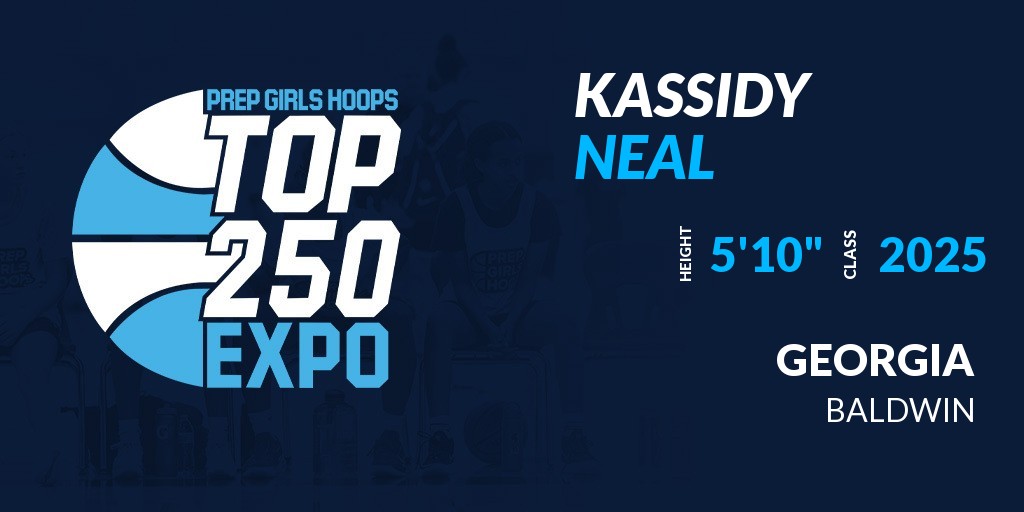 Prep Girls Hoops Georgia (@pgh_georgia) on Twitter photo Welcome Class of 2025 Kassidy Neal (<a href="/kassneal21/">Kassidy Neal</a>) of Baldwin HS to the <a href="/PGH_Georgia/">Prep Girls Hoops Georgia</a> Top 250 Expo @ LakePoint Sports.
🔥🏀 #PGHGeorgiaTop250 🏀🔥
Register NOW! 👇
events.prepgirlshoops.com/e/552/register… Welcome Class of 2025 Kassidy Neal (<a href="/kassneal21/">Kassidy Neal</a>) of Baldwin HS to the <a href="/PGH_Georgia/">Prep Girls Hoops Georgia</a> Top 250 Expo @ LakePoint Sports.
🔥🏀 #PGHGeorgiaTop250 🏀🔥
Register NOW! 👇
events.prepgirlshoops.com/e/552/register…