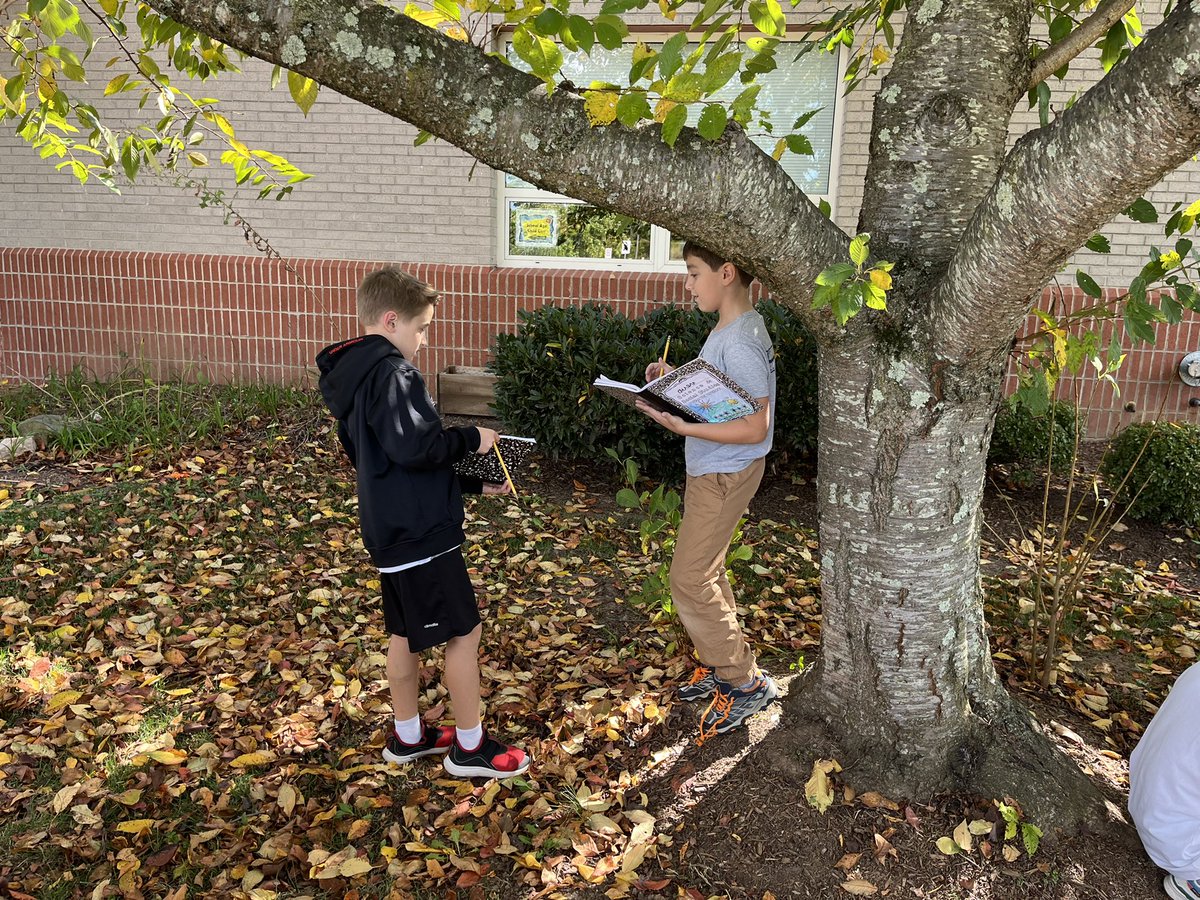 After taking the VGA this morning, we went outside on a nature walk and observed living and non-living things around <a href="/BullRunES/">FCPSBullRunES</a> 🔍🌳🌻☀️