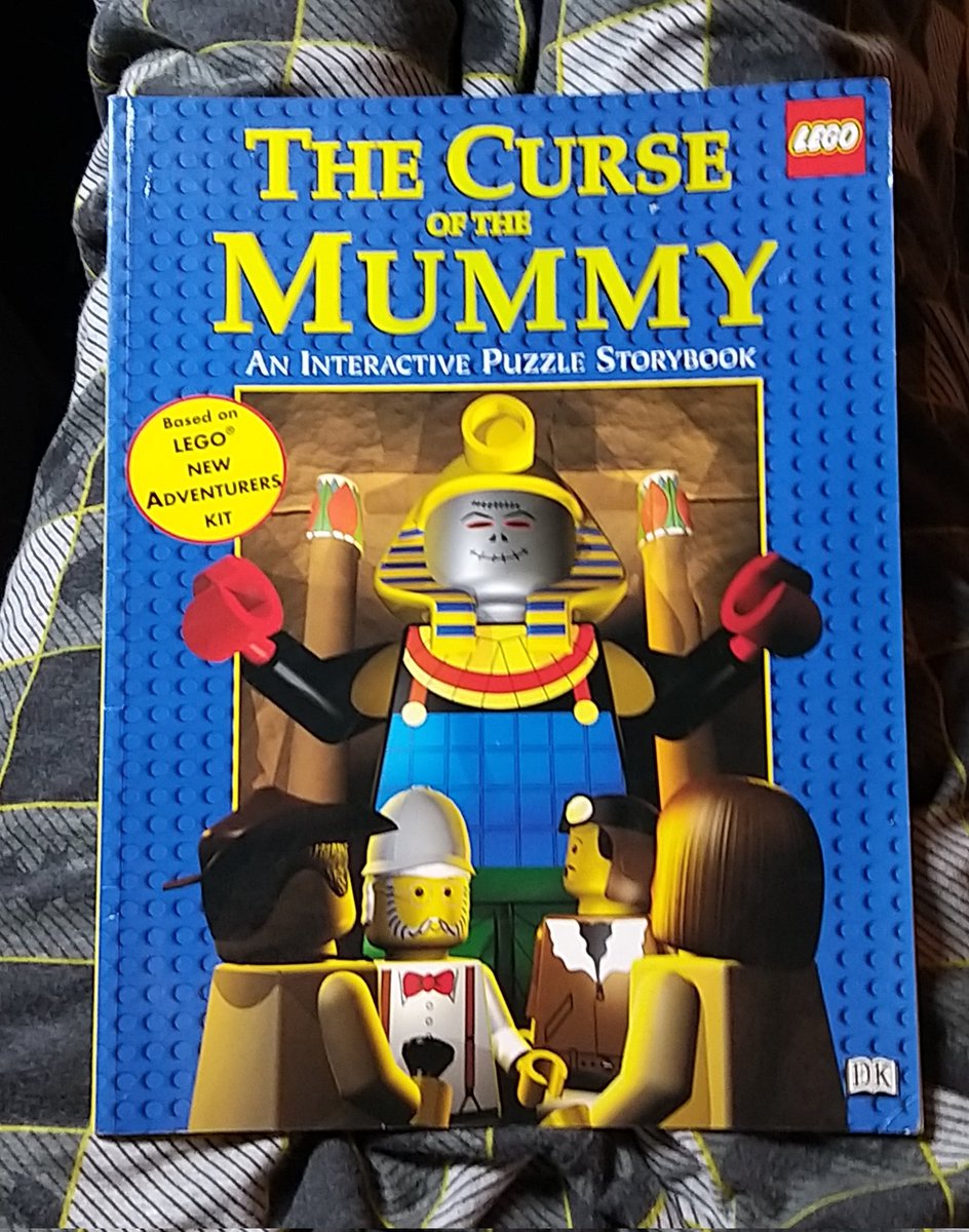 Very easy as one would expect and only took a few minutes but I adore the enemy names. Mr Hates and Slyboots. If I ever run another campaign, they're going to be the BBE and henchman.

#1amgamebooktime #legopuzzle #thecurseofthemummy #success