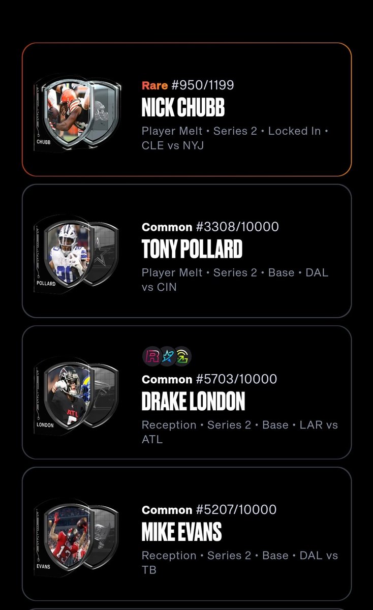 How we feeling with this <a href="/NFLALLDAY/">NFL ALL DAY</a> pack?  Rare + a 3 badge💪🏼