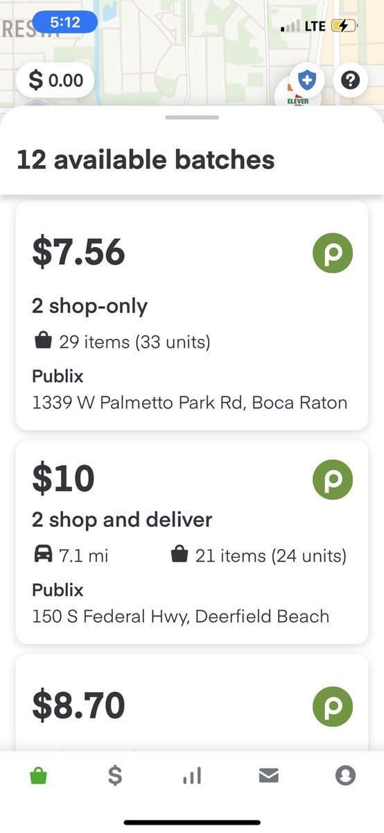 I gave up trying to make a dime today, this is Instacart now… double batches for $7 &amp; change… no thanks, I don’t work for slave pay especially in a hurricane @ftc <a href="/DOLOIG/">DOL OIG</a> <a href="/WHD_DOL/">WHD_DOL</a> <a href="/OSHA_DOL/">OSHA_DOL</a> @RonDeSantisFL #florida #ftc #slavery #slavepay #instacart #HurricaneIan #Hurricane