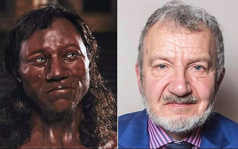 A 9,000-year-old skeleton was found inside a cave in Cheddar, England, and nicknamed “Cheddar Man”. His DNA was tested and it was concluded that a living relative was teaching history about a 1/2 mile away, tracing back nearly 300 generations. Read more: bit.ly/3cGQaz5