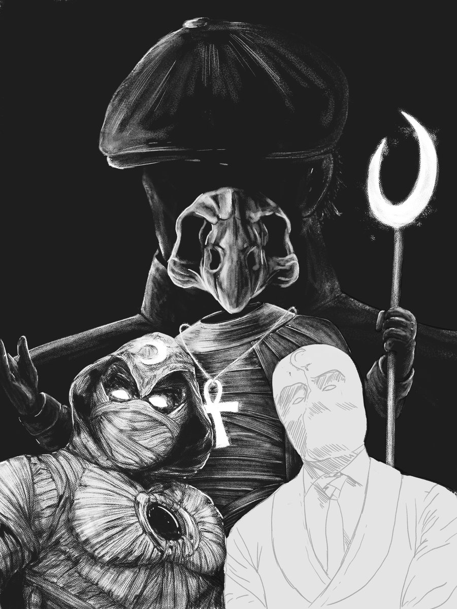 godoyjonathan22's tweet photo. Avance de Marc (Moon Knight). 🥷

#MoonKnight #illustration #fanart #marvel #MarvelStudios 
@MarvelLATAM #wip https://t.co/IPHbWUAsfz