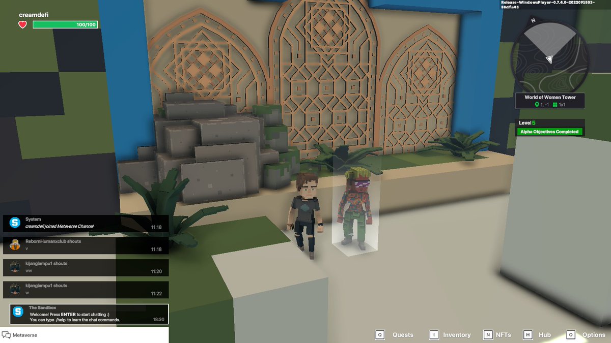 maroinpiea's tweet photo. @TheSandboxGame @worldofwomennft I just participated in the #SandboxAlphaS3Giveaway for a chance to win 500 SAND! Found the hidden room in World of Women Tower, check out my screenshot below!
👇 https://t.co/rg34WJwBOG