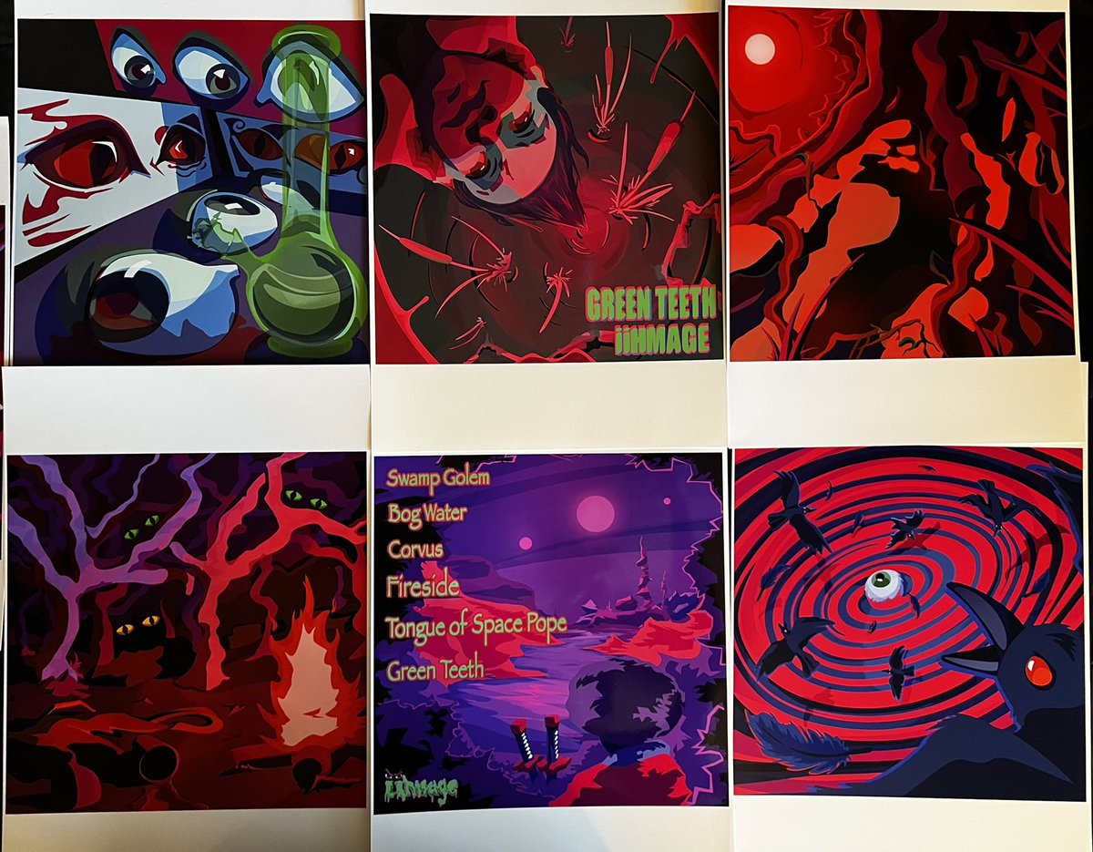 iihmage's tweet image. If you retweet &amp;amp; like this post 🌝
You will be entered into a chance to win a FREE shirt, OR poster of your choice of graphic, from my EP that’s dropping this Friday 🥸 close ups of the iihmages, will be down below 🦧