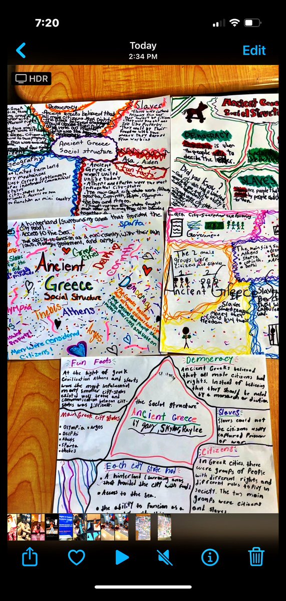 ManiosJuanita23's tweet photo. After our inservice day with SEL guru Keeth Matheny .. Coach Rudy, I went and tried the Doodle Strategy . It was a hit! The kids were so engaged , and at the same time learning about the citizens of Ancient Greece ! Rock On! @warrenschools #LincolnPrid https://t.co/LM2Nmtwvxh