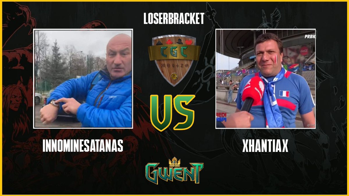 Game corresponding to round 7 of the CGC (Loser Bracket)

<a href="/satanas_in/">InNomineSatanas</a> vs <a href="/xhantiax/">Obsidian</a>

YouTube <a href="/Pokkas88/">Pokkas88</a>
youtu.be/iYa7y3YnYxs

#CasinoGwentCup #Gwent