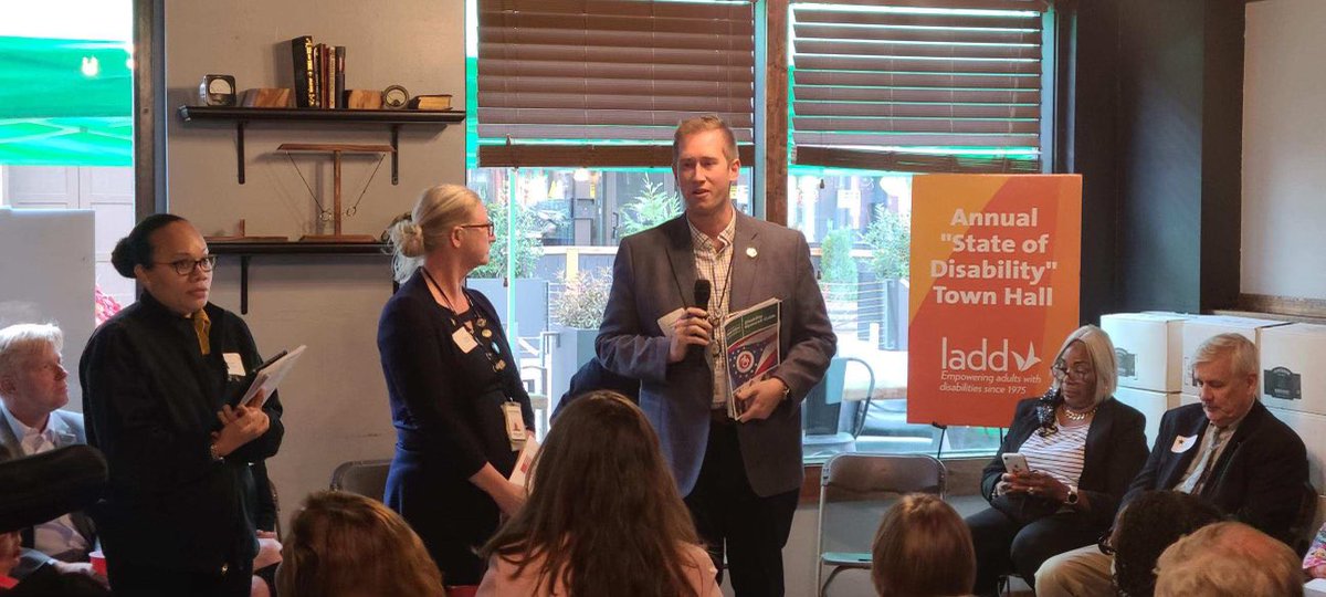 KennethCHenning's tweet photo. @LADD_Inc -Thanks for hosting tonight’s Town Hall! Since taking office in 2019- #OHSOS @FrankLaRose has advocated for all Ohioans to have accessible BOEs and voting locations. We will always continue this advocacy! 
@VoteHamCoBOE @AliTrianfo #StateofDisabilityTownhall https://t.co/pocF4OudeF