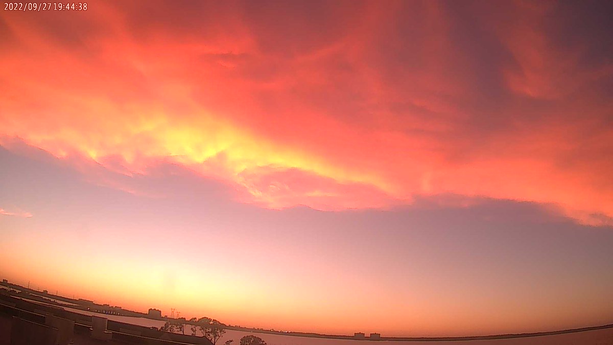 FSUPCWxSTEM's tweet image. FSU Panama City at sunset and it&apos;s 81 F.