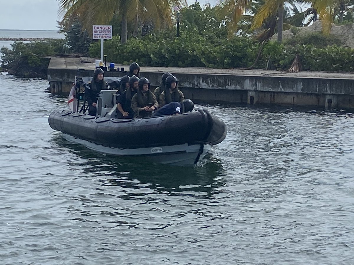 martynroper's tweet photo. This morning Premier &amp; I met the Commander &amp; troop of disaster relief specialists from HMS Medway. The team supported the clean-up effort onshore. Last few days served as a great training exercise. Reassuring to see how the UK can come so quickly to our assistance if we need it. https://t.co/BK0F1dUCCp