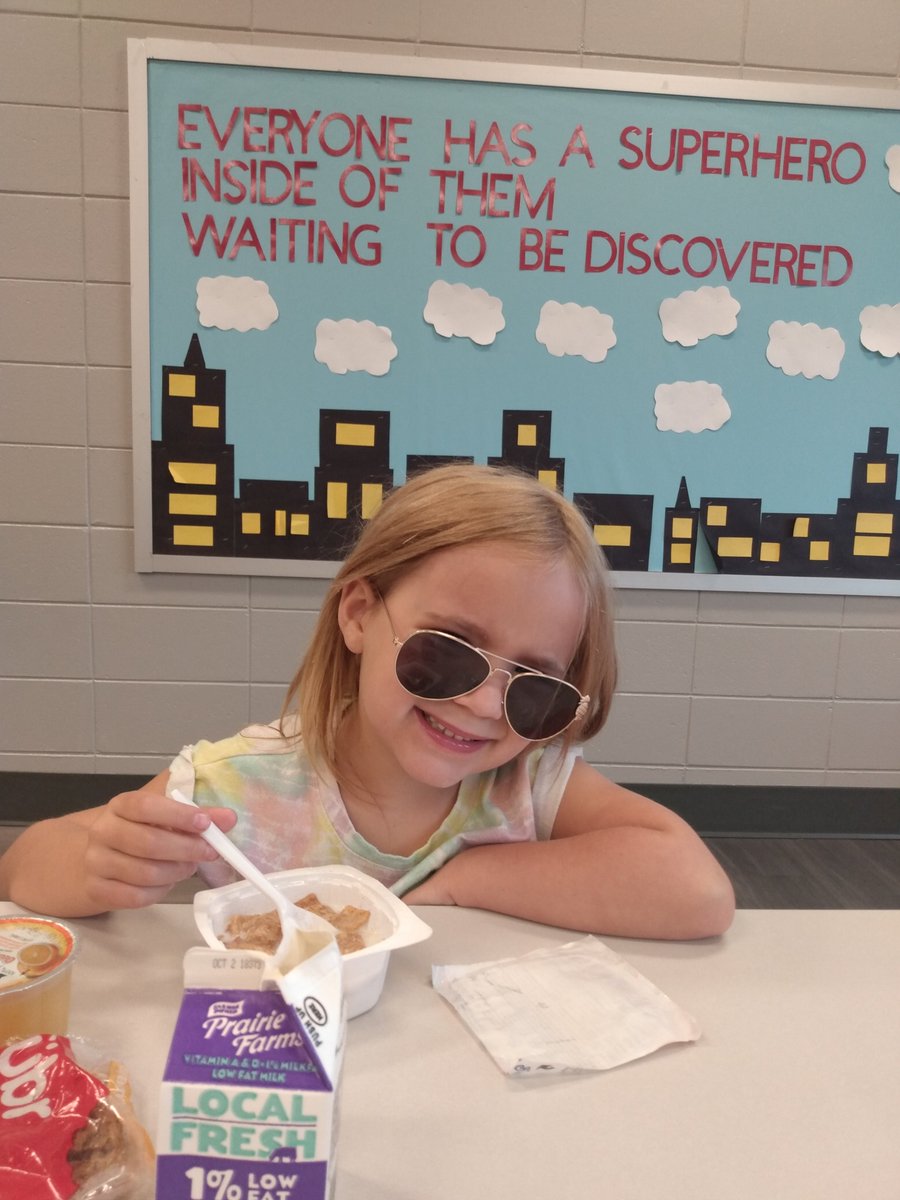 Celebrating our students and their bright futures today with sunglasses day!