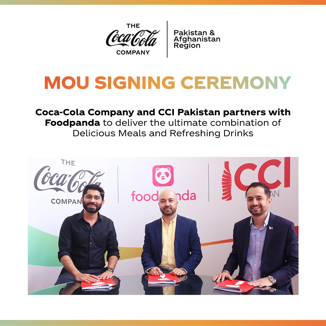 The Coca-Cola Export Corporation, Coca-Cola Ićećek Pakistan, and foodpanda are creating “Real Magic” by entering a long-term partnership to bring exclusive deals and discounts for customers. Read more here: bit.ly/Coca-Colaxfood… #MagicMeals