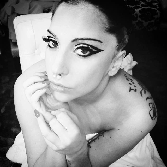 ThrowbacksGaga's tweet photo. Today in 2014: @ladygaga via Instagram:

"Getting ready to leave beautiful Stockholm for Hamburg! #HausWork" https://t.co/F6v2M4uEhs