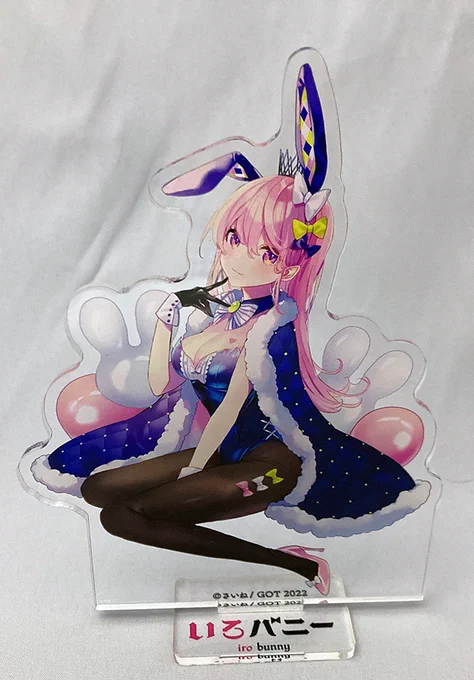【9/30〆切】いろバニーアクリルスタンド紹介③コチラはごましおポン酢( )さんさいね()さんのアクスタになります販売リンクは特設ページにて公開中ですいろバニー #バニーガール 
