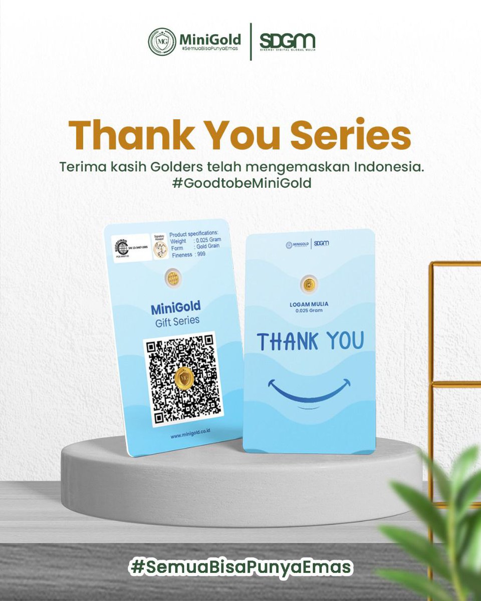 IrmaMinigold's tweet photo. MiniGold sebagai tradisi pemberian hadiah untuk hari raya, karyawan, infaq dan lain sebagainya di masyarakat Indonesia
#ThankYouMiniGold
#minigold
#semuabisapunyaemas
#minigoldgiftseries https://t.co/apVV3Qxx9F