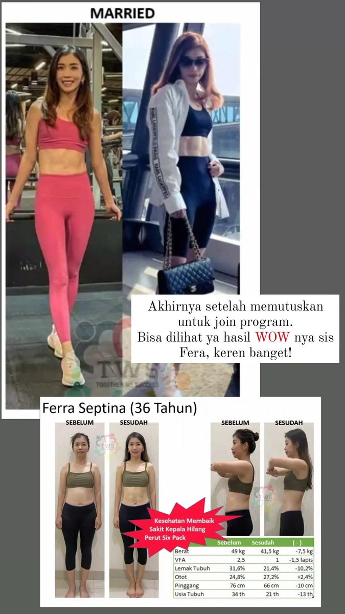 shelz_SB's tweet image. NOW or LATER
Tinggal dari diri kita sendiri yang memutuskan.
Mau berubah dari sekarang, atau tunggu nanti.
100 more days till New Year.
Start now, 90days later, say Hello to the new you. 🥰🥰
#twsprogram #programtws
#diet #dietsehat
#healthylifestyle