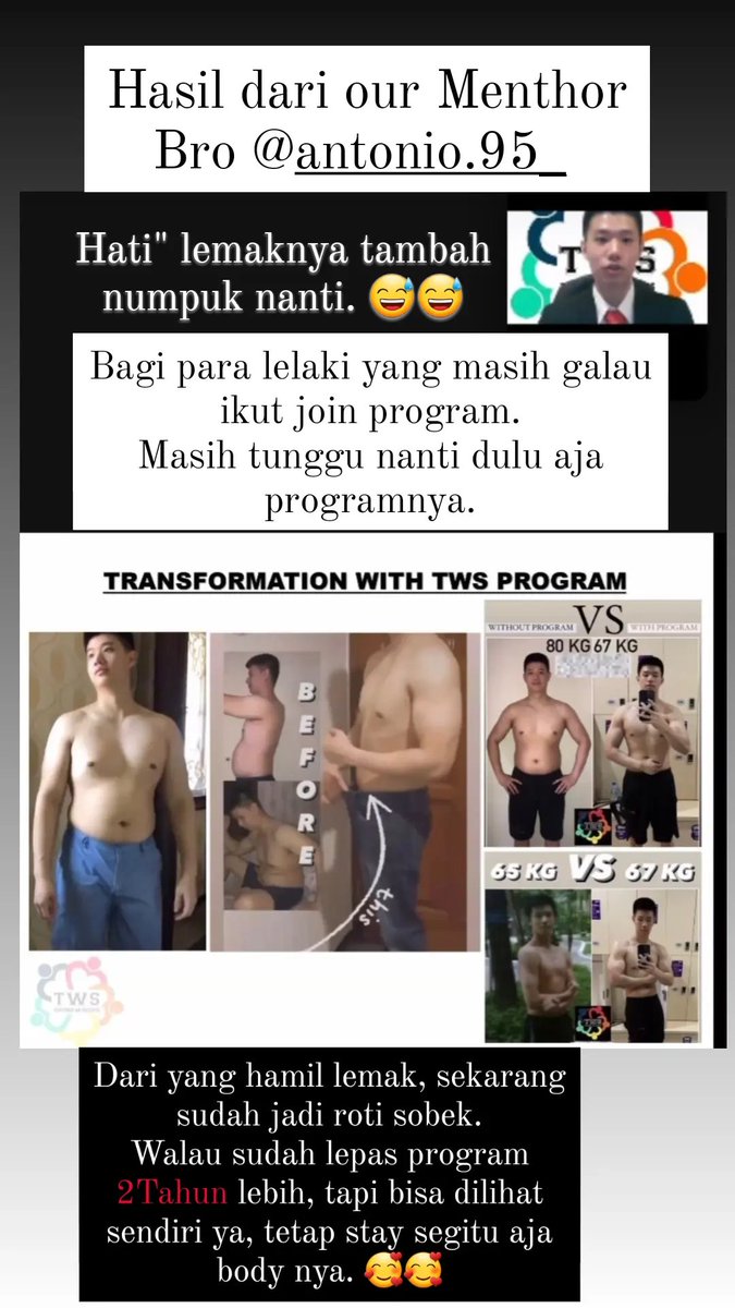 shelz_SB's tweet image. NOW or LATER
Tinggal dari diri kita sendiri yang memutuskan.
Mau berubah dari sekarang, atau tunggu nanti.
100 more days till New Year.
Start now, 90days later, say Hello to the new you. 🥰🥰
#twsprogram #programtws
#diet #dietsehat
#healthylifestyle