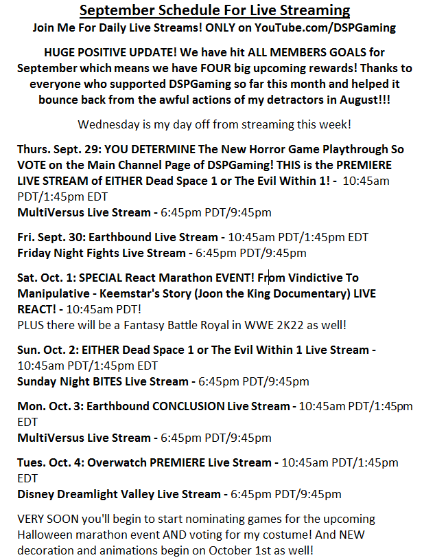 DSP Does His Duties on Twitter "I'm off from streaming on Wednesday! I