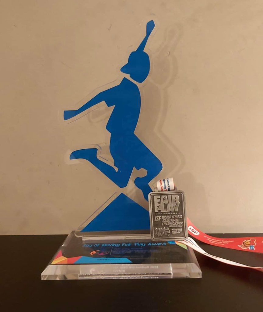 school_nepal's tweet photo. #proudmoment
#CongratulationsNepal
Nepal 🇳🇵 Basketball team received the international FairPlay trophy 🏆& Medal 🏅( Recognized by IOC) in ISF World School Basketball Championship, Belgrade
@ISFsports @lpetrynka @iocmedia @hcustonja https://t.co/V0OyCYDHhY