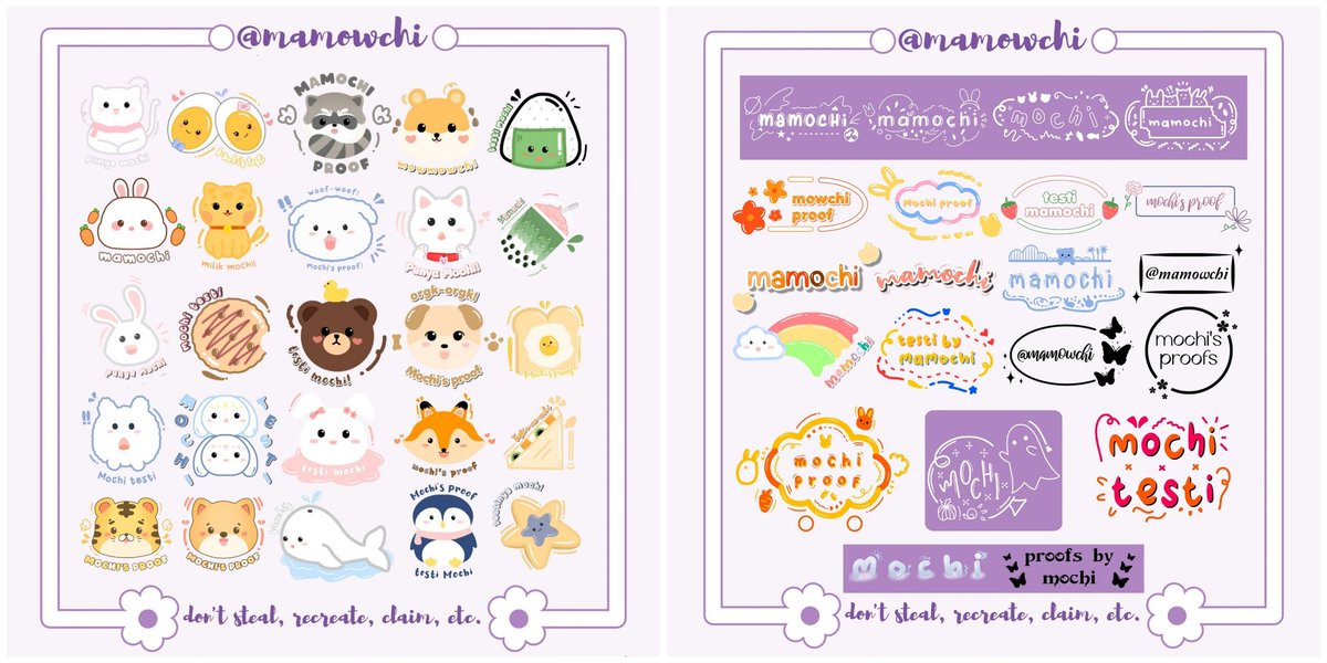 mamowchi's tweet image. Help RT, please? Thanks! 🥺💗

Halo! Mochi open commis wm watermark logo dan chibi hand drawn nih! Free request desain, bisa buat GO, olshop, tugas. Desain lain (cover moment, layout, sticker WA) juga bisa! Katalog wm start 3K aja~

#zonauang #zonaba