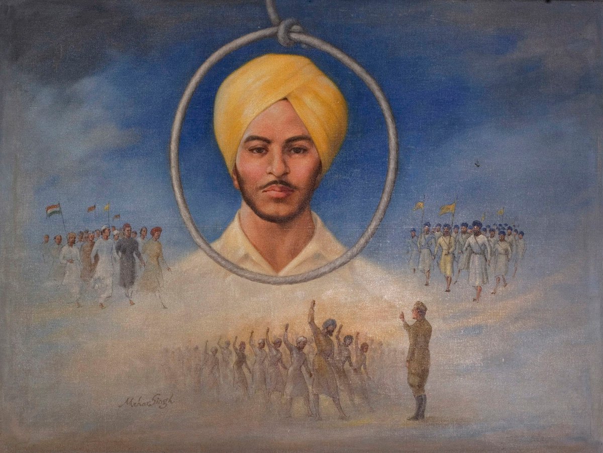 BhetorPravin's tweet photo. देशभक्ति, पराक्रम एवं बलिदानी के अद्वितीय प्रतीक शहीद-ए-आज़म भगत सिंह जी की जयंती पर उन्हें क्रांतिकारी सलाम।

#BhagatSingh https://t.co/Q7rUZmP4y8