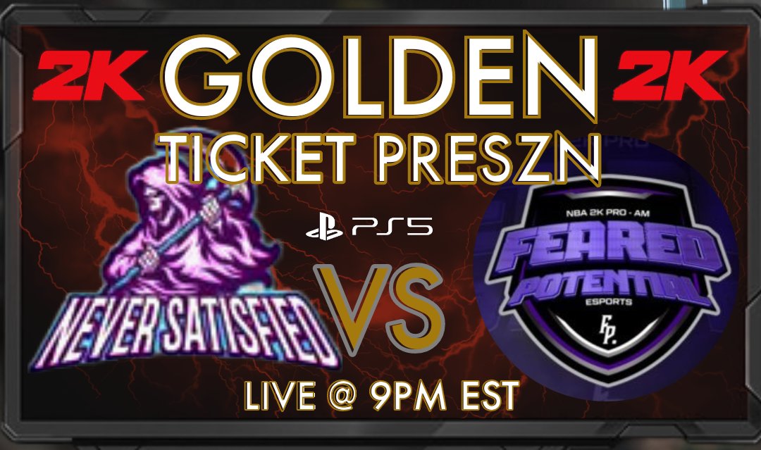 6GA2K's tweet photo. 🚨PRESZN GAME ALERT #PS5 🚨

@lNeverSatisfied vs. @FEAREDP2K 

🏀Live @ 9pm est tonight 

Streamers
✅ @GeeBndo
✅ @DylanMSanderson 

Featuring @RaptorsGC very own @Plondo_ 

@iNetworkSports @iMProAm @2KHUNTSEARCH https://t.co/pv3julHN4Q